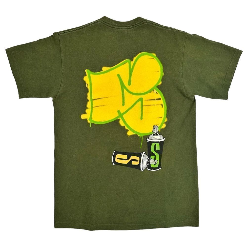 Vintage Stussy Graffiti Spray Can Single Stitch Tee